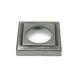 Pewter Newbury Lever on Rose Set (Square) - Unsprung