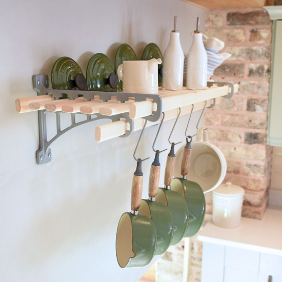 8 Lath Kitchen Shelf Rack