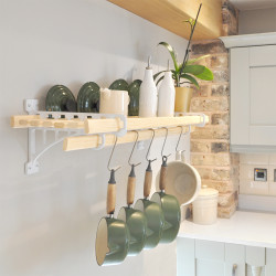 8 Lath Kitchen Shelf Rack