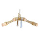 Brass Victorian Kitchen Maid® Pulley Clothes Airer