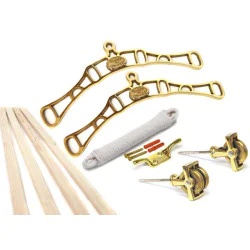 Brass Victorian Kitchen Maid® Pulley Clothes Airer