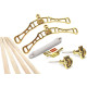 Brass Victorian Kitchen Maid® Pulley Clothes Airer