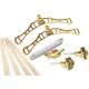 Brass Victorian Kitchen Maid® Pulley Clothes Airer