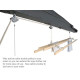 Chrome Victorian Kitchen Maid® Pulley Clothes Airer
