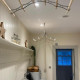 Chrome Six Lath Victorian Kitchen Maid® Pulley Clothes Airer