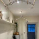 Chrome Six Lath Victorian Kitchen Maid® Pulley Clothes Airer