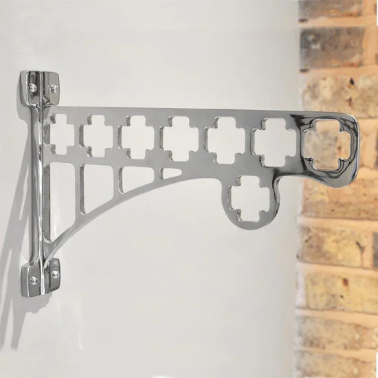 Chrome 8 Lath Kitchen Shelf Rack