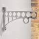 Chrome 8 Lath Kitchen Shelf Rack