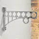 Chrome 8 Lath Kitchen Shelf Rack