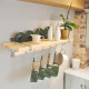 Chrome 8 Lath Kitchen Shelf Rack