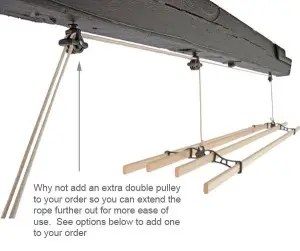 Traditional Pulley clothes airer