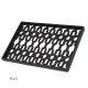 Cast Iron Double Air Vent - Black Finish