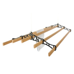 5 Lath Victorian Kitchen Maid® Pulley Clothes Airer