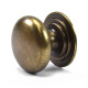Antique Brass Victorian Cabinet Knob