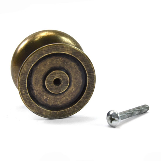 Antique Brass Victorian Cabinet Knob