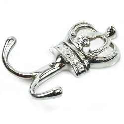 Polished Nickel Crown Hook