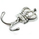 Polished Nickel Crown Hook