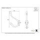 Hat and Coat Hook - Polished Nickel