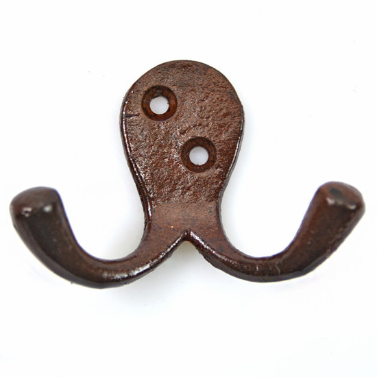 Porthos Coat Hook - Rust Finish