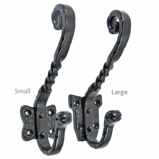Twisted Scroll Coat Hook
