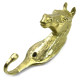 Solid Brass Horse Head Hook