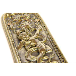 Brass Cherub Finger Plate