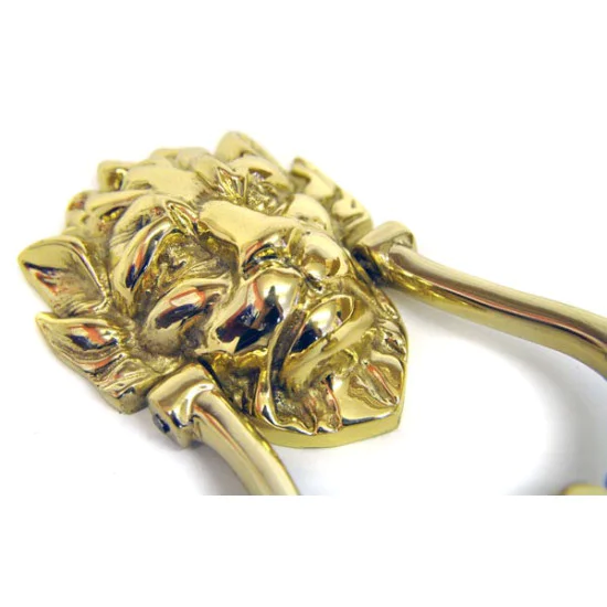 Brass Lion Head Knocker (Downing Street Knocker)