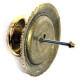 Brass Rose Centre Door Knob