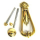 Brass Tiny Teardrop Door Knocker