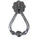Blacksmith Pewter Patina Pear Door Knocker