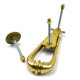 Brass Teardrop Door Knocker - SECONDS