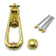 Brass Teardrop Door Knocker - SECONDS