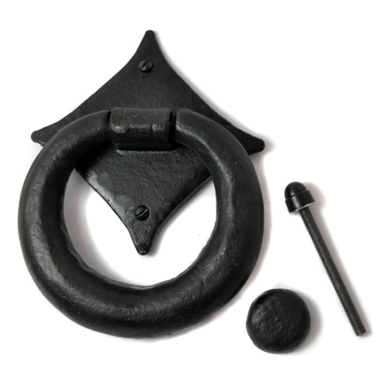 Kirkpatrick 6058 Ring Door Knocker - Forged Matt Finish