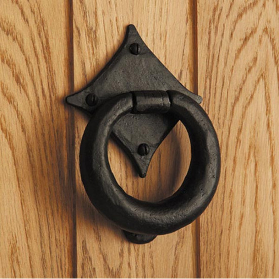 Kirkpatrick 6058 Ring Door Knocker - Forged Matt Finish