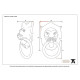 Regency Lions Head Door Knocker