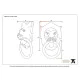 Regency Lions Head Door Knocker