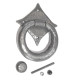 Kirkpatrick A6058 Ring Door Knocker - Argent Finish