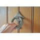 Kirkpatrick A6058 Ring Door Knocker - Argent Finish