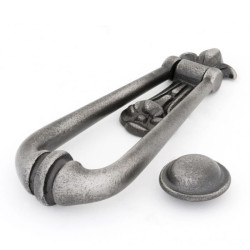 Antique Pewter Teardrop Door Knocker