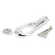 Polished Chrome Teardrop Door Knocker