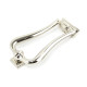 Period Slimline Art Deco Door Knocker - Polished Nickel