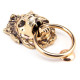 Regency Lions Head Door Knocker - Polished Bronze