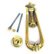 Brass Teardrop Loop Door Knocker