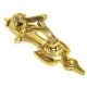 Brass Willow Twist Door Knocker