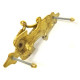 Brass Willow Twist Door Knocker