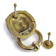 Brass Lion Head Door Knocker