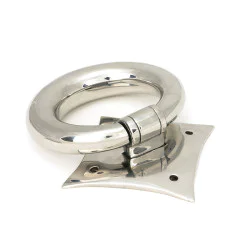 Polished Marine Stainless Steel Ring Door Knocker