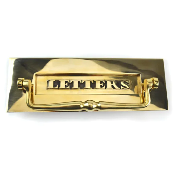 Classic Brass 'Letters' Letter Plate