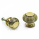 Brass Beehive Cupboard Knob