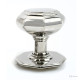Octagon Nickel Centre Door Knob